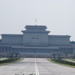 Mausoleum, unfortunately closed as they prepare Kim Jong Il. Aaaaww.